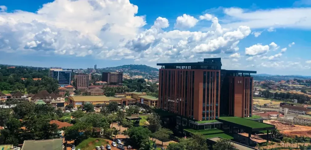 City view representing government institutions and public agencies