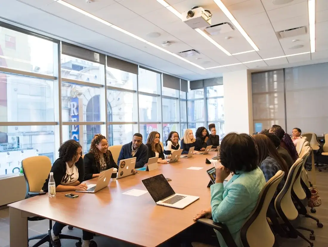 Board of directors discussing cyber risk